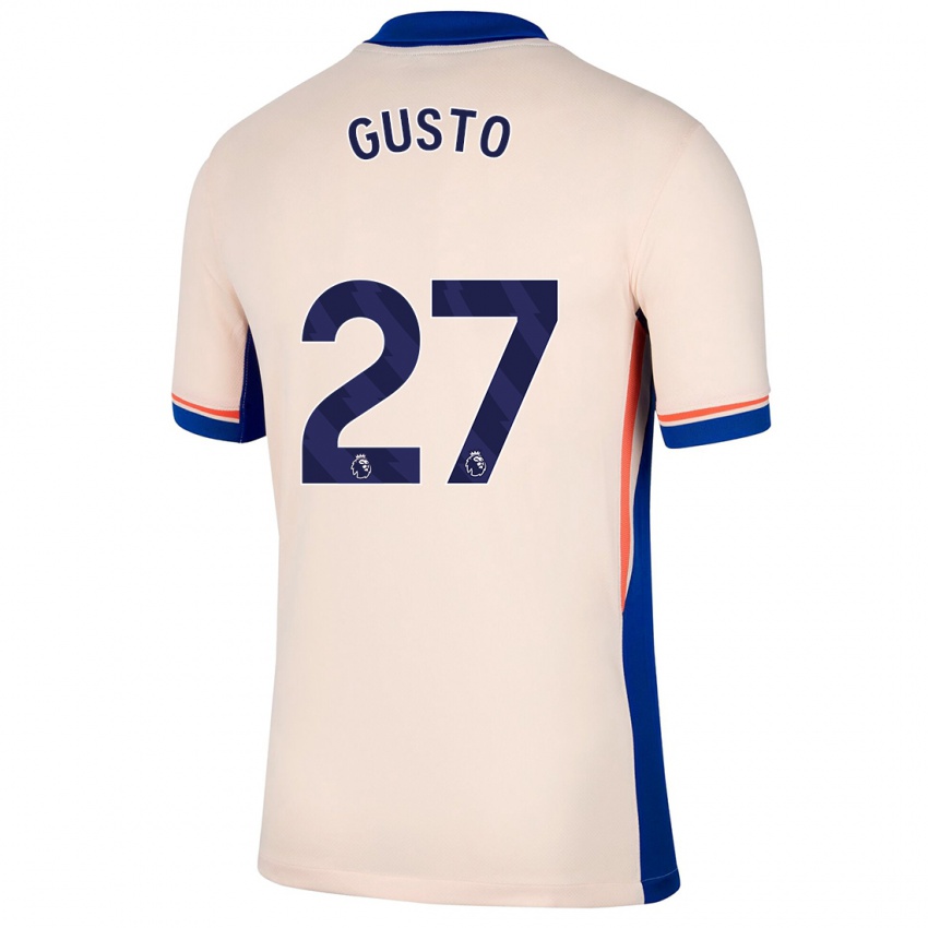 Børn Malo Gusto #27 Lys Beige Udebane Spillertrøjer 2024/25 Trøje T-Shirt