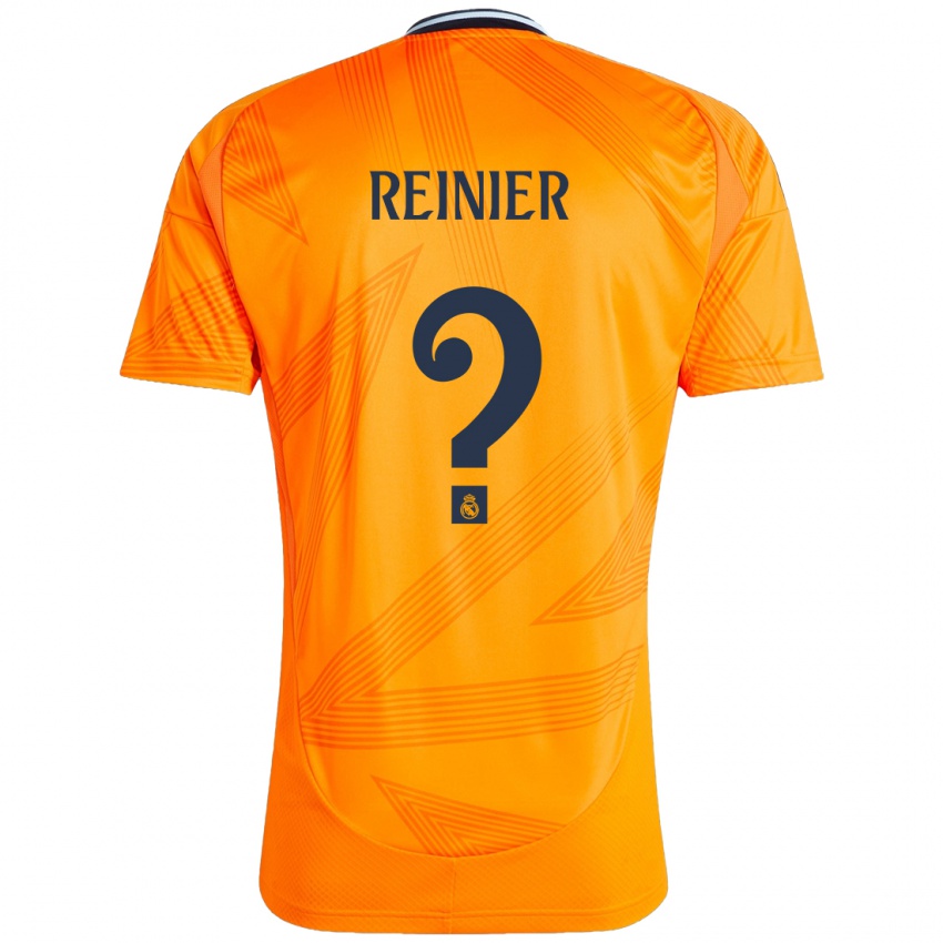 Børn Reinier #0 Orange Udebane Spillertrøjer 2024/25 Trøje T-Shirt