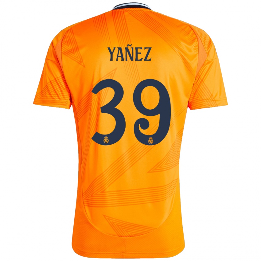 Børn Daniel Yañez #39 Orange Udebane Spillertrøjer 2024/25 Trøje T-Shirt