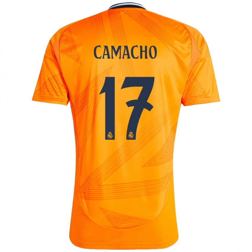 Børn Carla Camacho #17 Orange Udebane Spillertrøjer 2024/25 Trøje T-Shirt