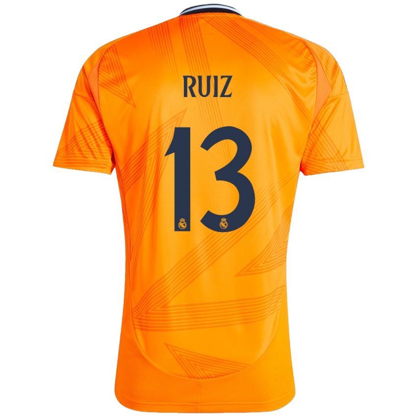 Børn Guillermo Ruiz #13 Orange Udebane Spillertrøjer 2024/25 Trøje T-Shirt