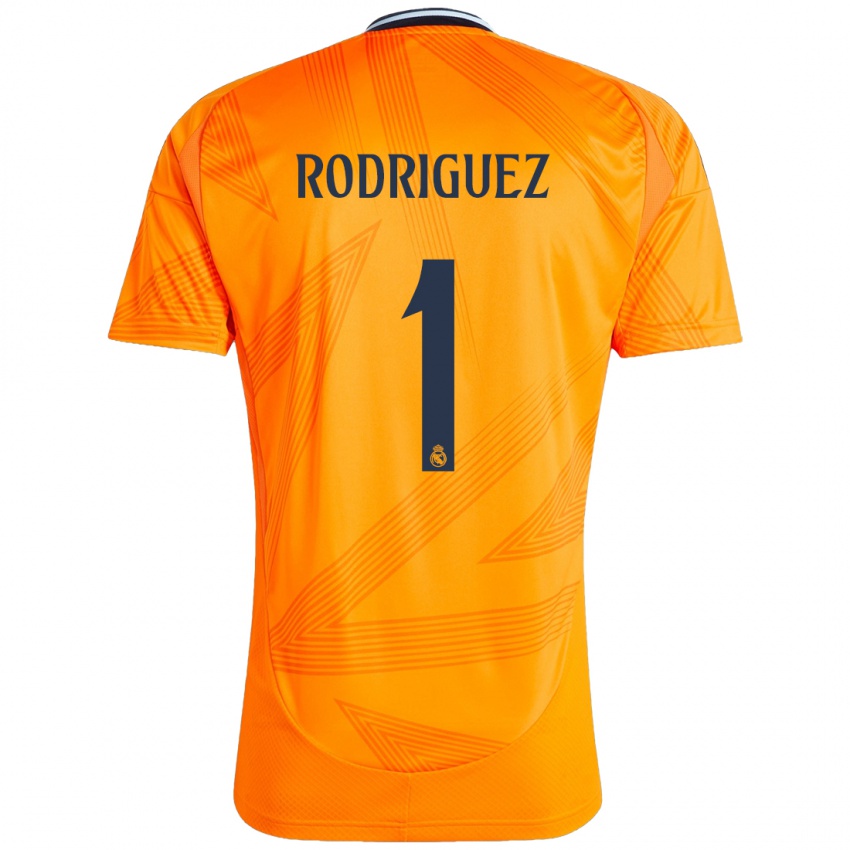 Børn Misa Rodriguez #1 Orange Udebane Spillertrøjer 2024/25 Trøje T-Shirt