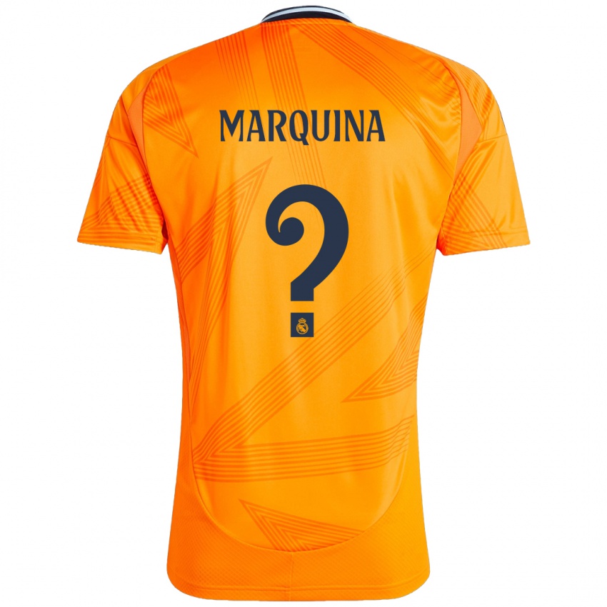 Børn Guillermo Marquina #0 Orange Udebane Spillertrøjer 2024/25 Trøje T-Shirt