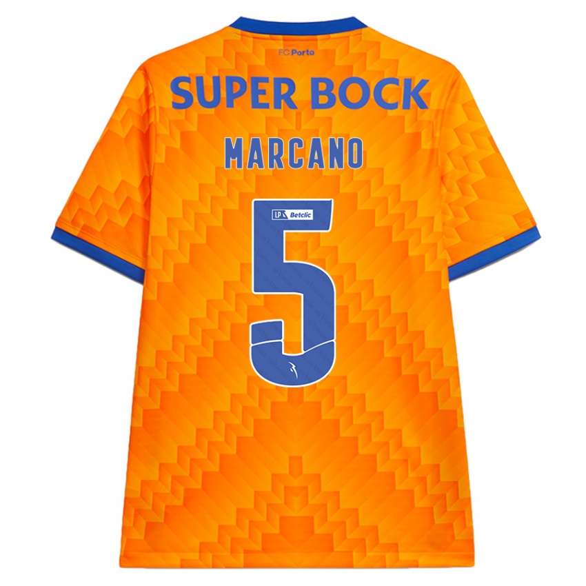 Børn Ivan Marcano #5 Orange Udebane Spillertrøjer 2024/25 Trøje T-Shirt