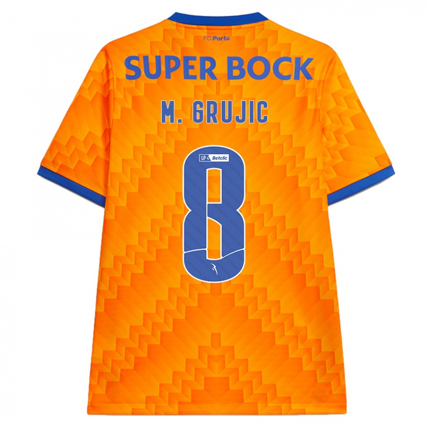 Børn Marko Grujic #8 Orange Udebane Spillertrøjer 2024/25 Trøje T-Shirt