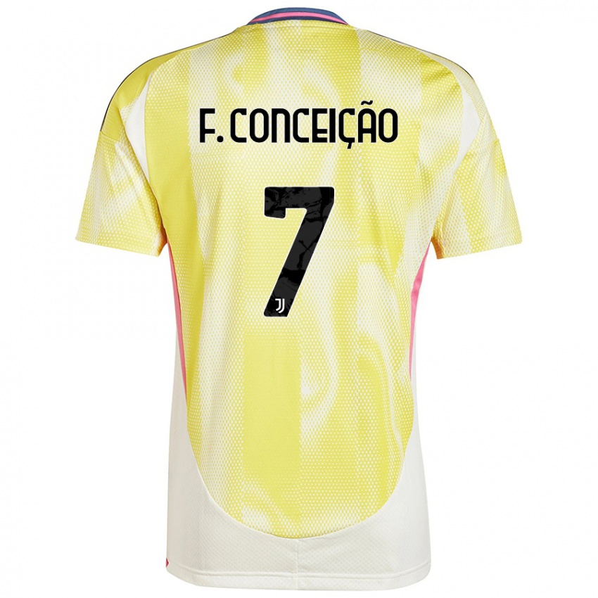 Børn Francisco Conceicao #7 Orange Udebane Spillertrøjer 2024/25 Trøje T-Shirt