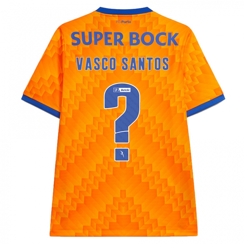 Børn Vasco Santos #0 Orange Udebane Spillertrøjer 2024/25 Trøje T-Shirt