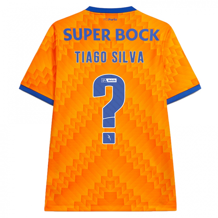 Børn Tiago Silva #0 Orange Udebane Spillertrøjer 2024/25 Trøje T-Shirt