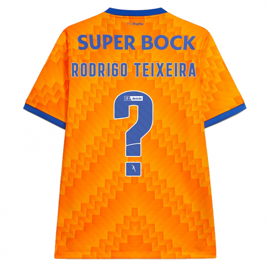 Børn Rodrigo Teixeira #0 Orange Udebane Spillertrøjer 2024/25 Trøje T-Shirt