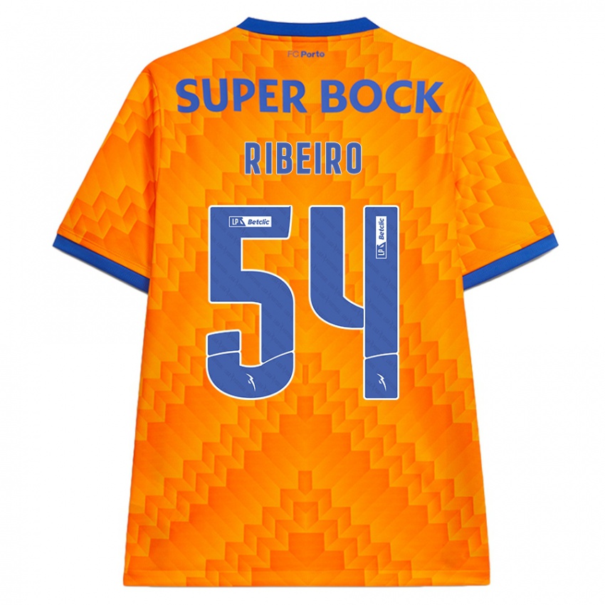 Børn António Ribeiro #54 Orange Udebane Spillertrøjer 2024/25 Trøje T-Shirt