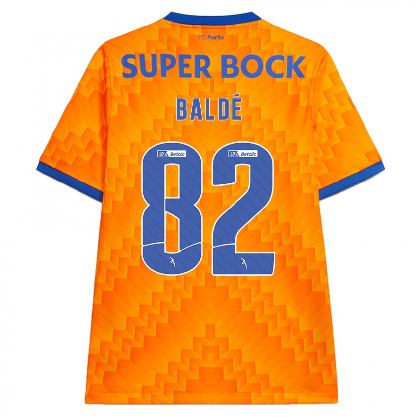 Børn Alfa Baldé #82 Orange Udebane Spillertrøjer 2024/25 Trøje T-Shirt