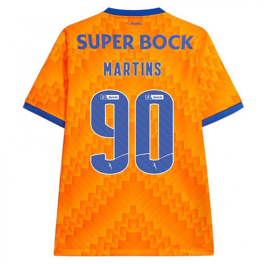 Børn Gil Martins #90 Orange Udebane Spillertrøjer 2024/25 Trøje T-Shirt