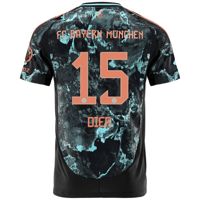 Børn Eric Dier #15 Sort Udebane Spillertrøjer 2024/25 Trøje T-Shirt