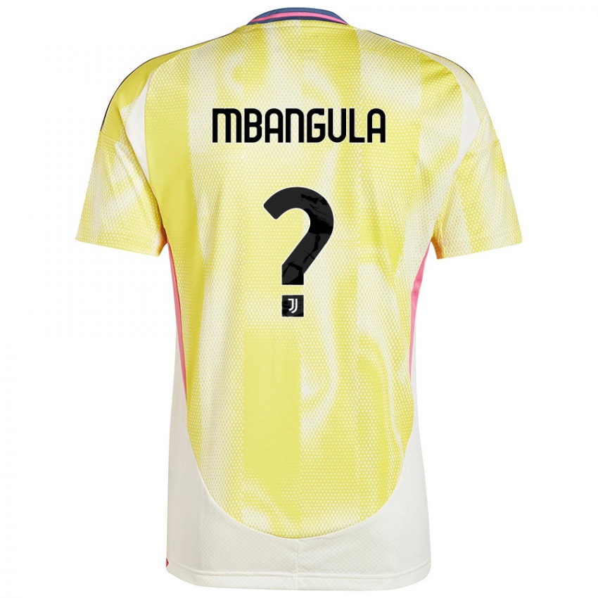 Børn Samuel Mbangula #0 Solgul Udebane Spillertrøjer 2024/25 Trøje T-Shirt