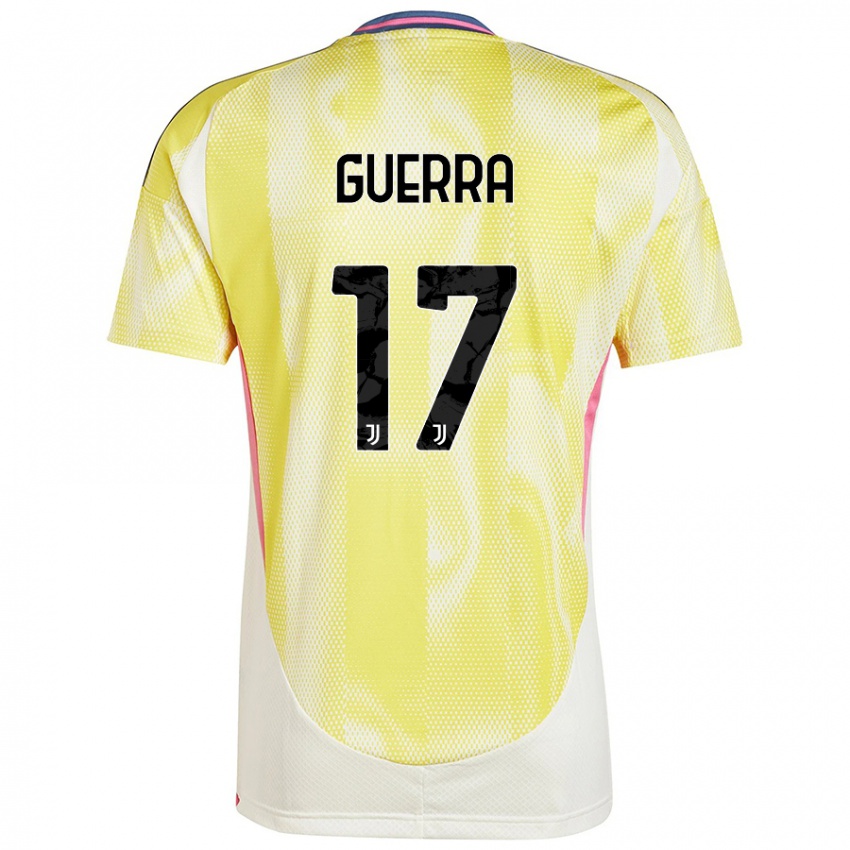 Børn Simone Guerra #17 Solgul Udebane Spillertrøjer 2024/25 Trøje T-Shirt