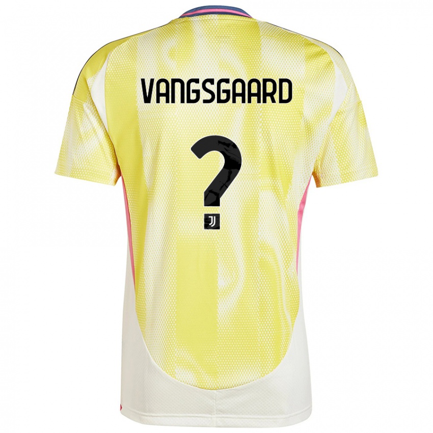 Børn Amalie Vangsgaard #0 Solgul Udebane Spillertrøjer 2024/25 Trøje T-Shirt