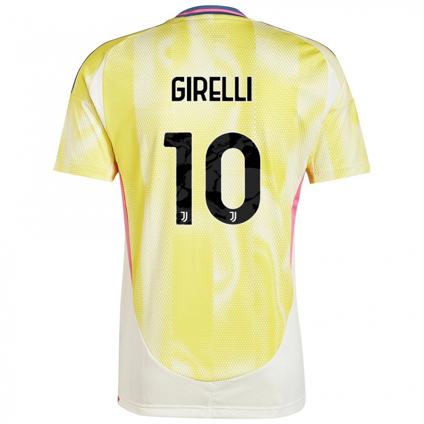 Børn Cristiana Girelli #10 Solgul Udebane Spillertrøjer 2024/25 Trøje T-Shirt