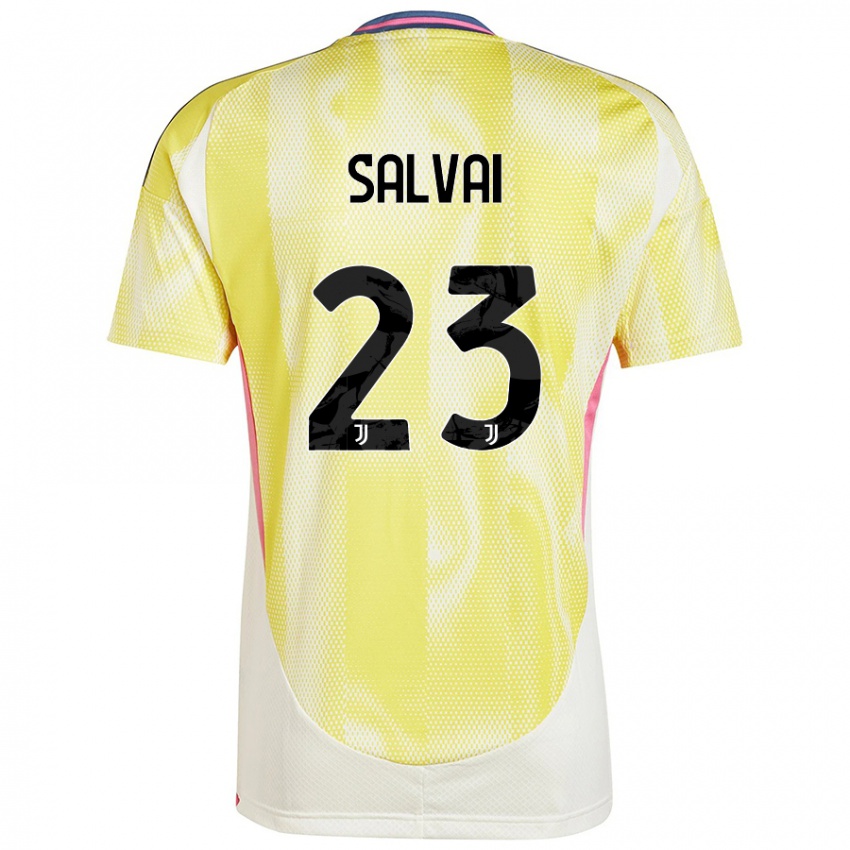 Børn Cecilia Salvai #23 Solgul Udebane Spillertrøjer 2024/25 Trøje T-Shirt