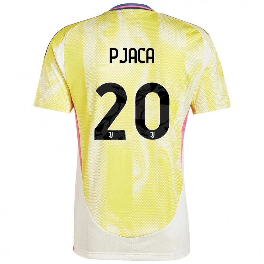 Børn Marko Pjaca #20 Solgul Udebane Spillertrøjer 2024/25 Trøje T-Shirt