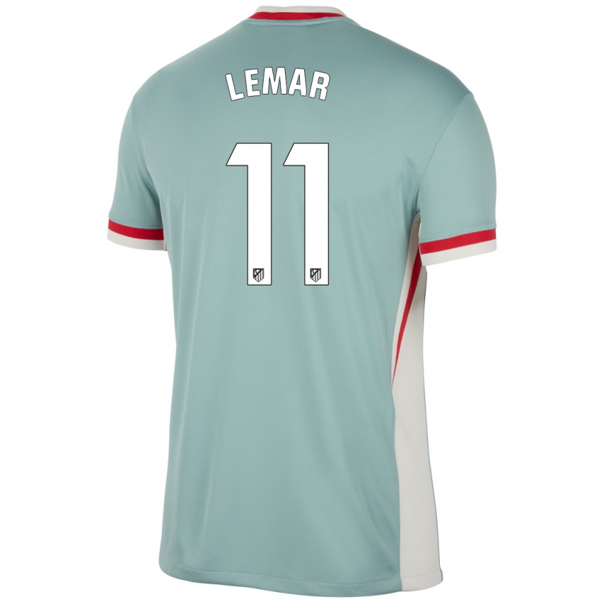 Børn Thomas Lemar #11 Lys Beige Blå Udebane Spillertrøjer 2024/25 Trøje T-Shirt