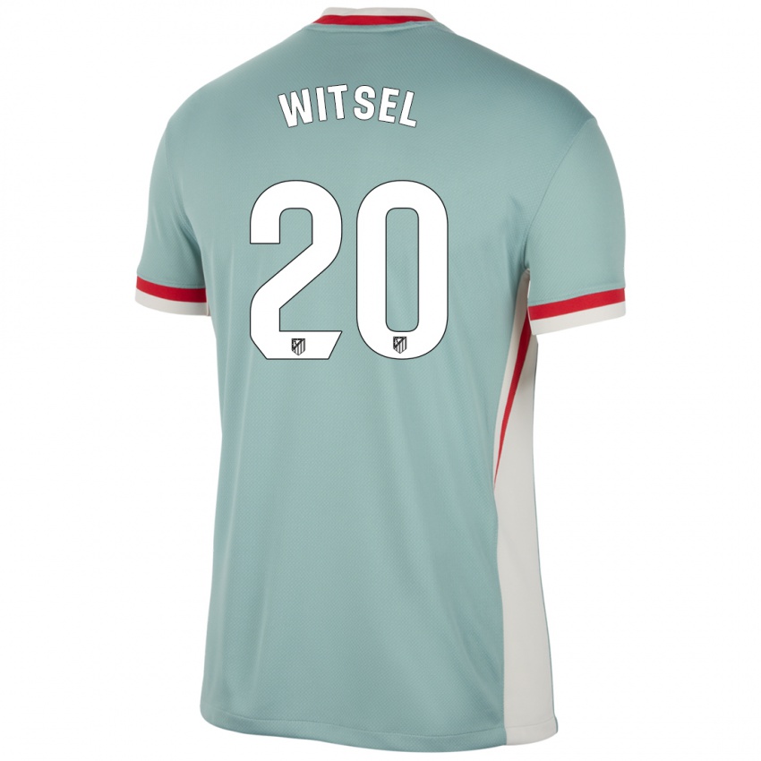 Børn Axel Witsel #20 Lys Beige Blå Udebane Spillertrøjer 2024/25 Trøje T-Shirt