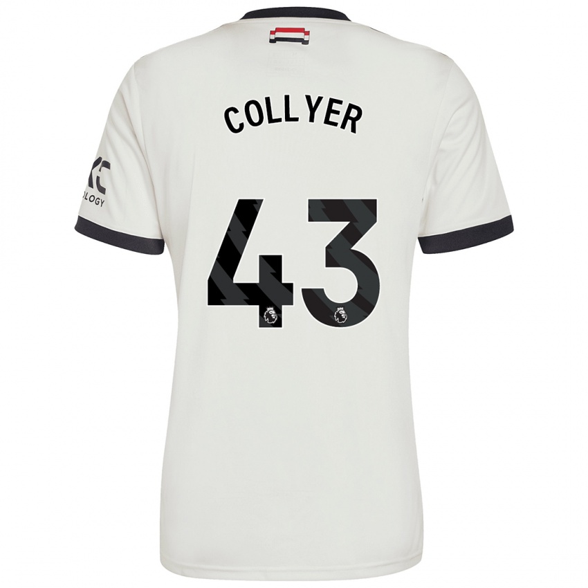 Børn Toby Collyer #43 Råhvid Tredje Sæt Spillertrøjer 2024/25 Trøje T-Shirt