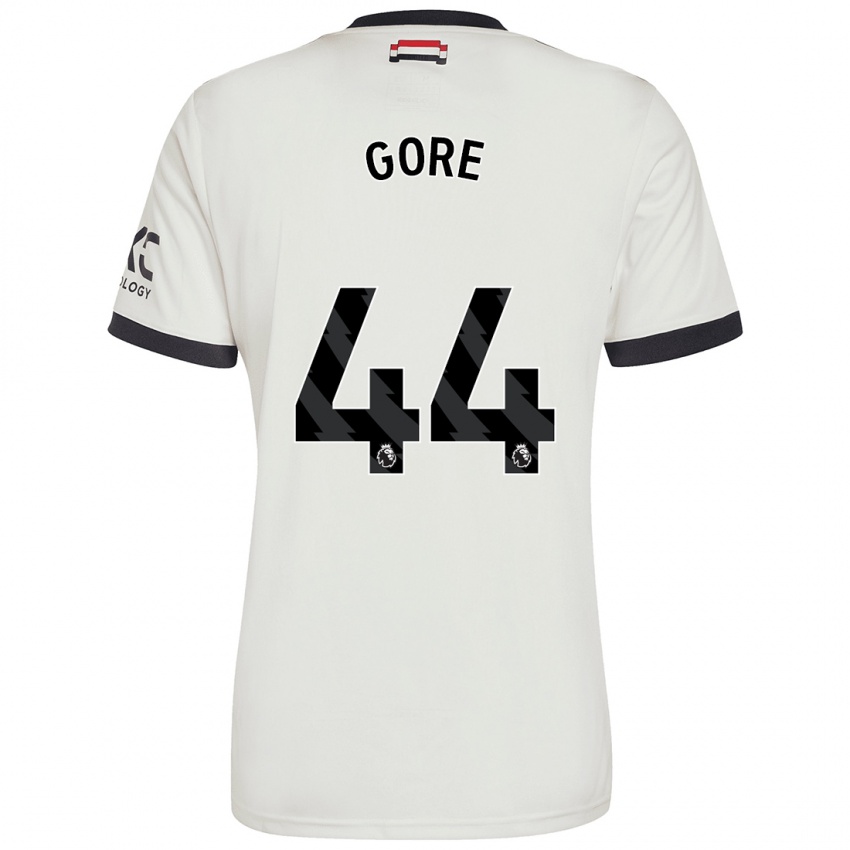 Børn Daniel Gore #44 Råhvid Tredje Sæt Spillertrøjer 2024/25 Trøje T-Shirt