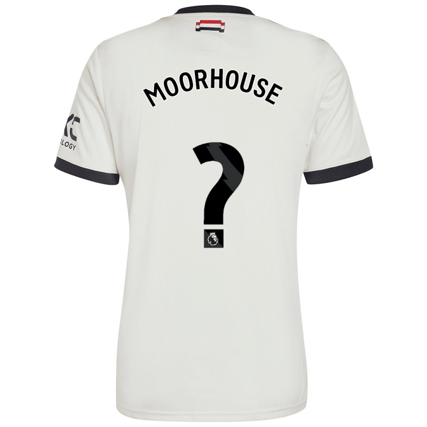 Børn Jack Moorhouse #0 Råhvid Tredje Sæt Spillertrøjer 2024/25 Trøje T-Shirt