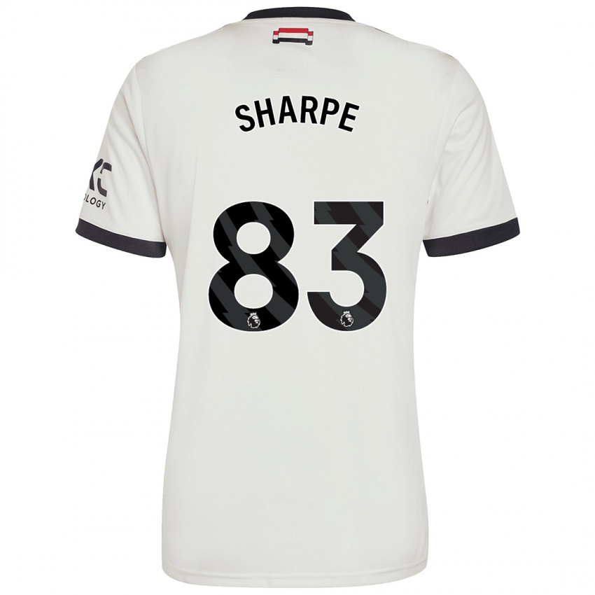 Børn Malachi Sharpe #83 Råhvid Tredje Sæt Spillertrøjer 2024/25 Trøje T-Shirt