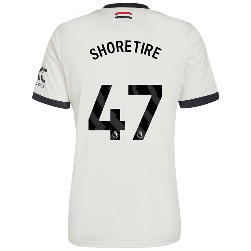 Børn Shola Shoretire #47 Råhvid Tredje Sæt Spillertrøjer 2024/25 Trøje T-Shirt