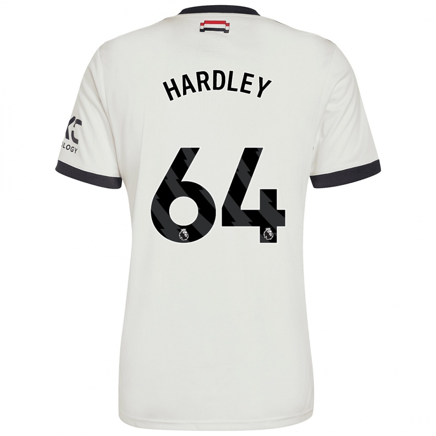 Børn Bjorn Hardley #64 Råhvid Tredje Sæt Spillertrøjer 2024/25 Trøje T-Shirt