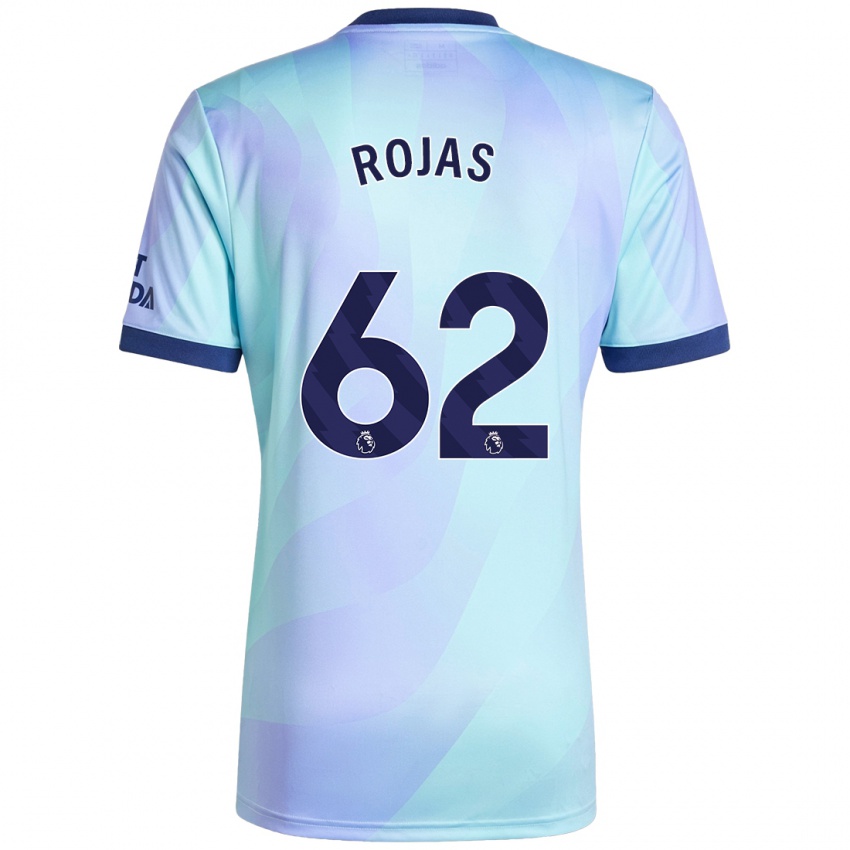 Børn Alexei Rojas #62 Aqua Tredje Sæt Spillertrøjer 2024/25 Trøje T-Shirt