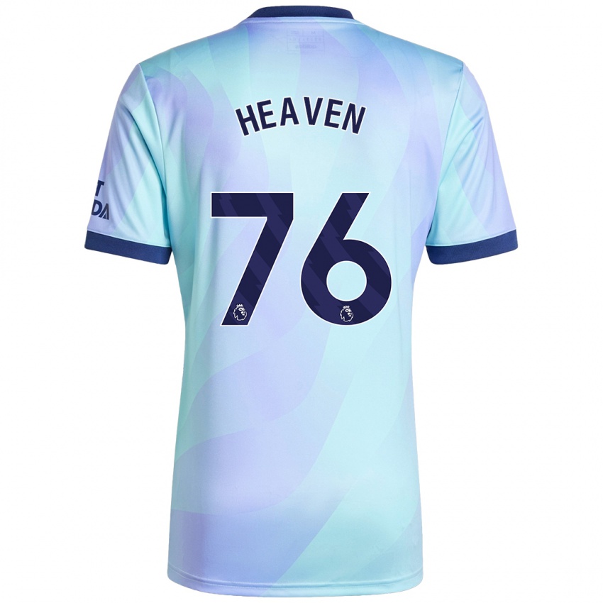 Børn Ayden Heaven #76 Aqua Tredje Sæt Spillertrøjer 2024/25 Trøje T-Shirt