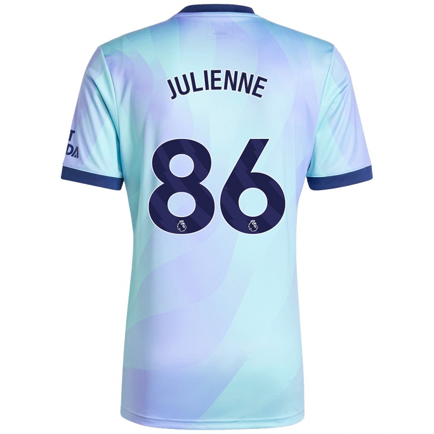 Børn Theo Julienne #86 Aqua Tredje Sæt Spillertrøjer 2024/25 Trøje T-Shirt