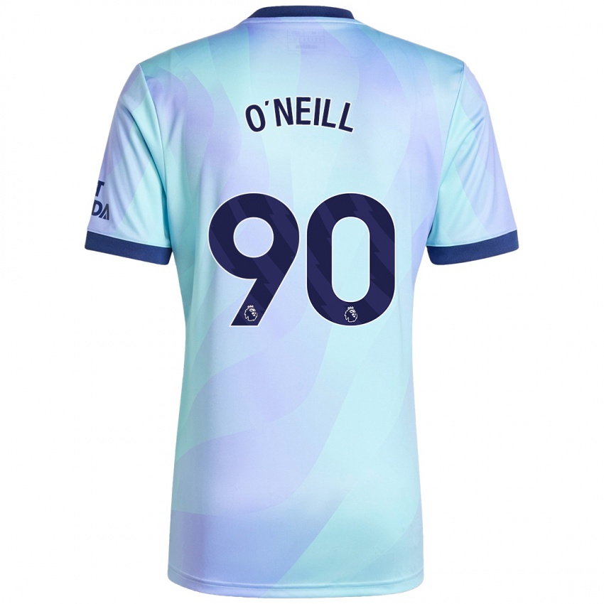 Børn Ceadach O'neill #90 Aqua Tredje Sæt Spillertrøjer 2024/25 Trøje T-Shirt