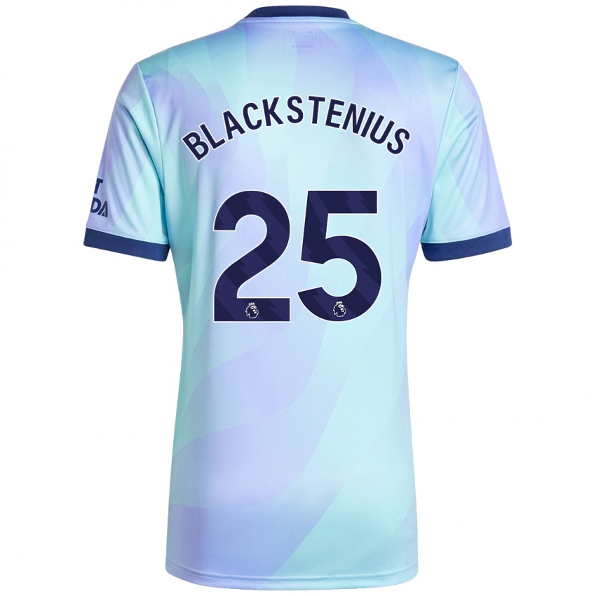 Børn Stina Blackstenius #25 Aqua Tredje Sæt Spillertrøjer 2024/25 Trøje T-Shirt