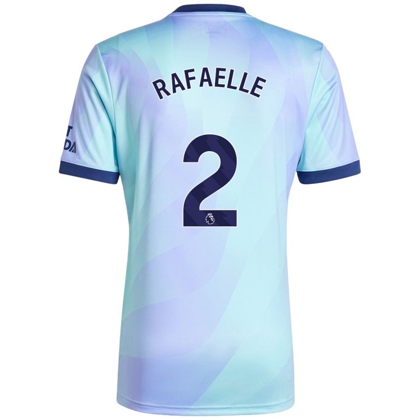 Børn Rafaelle Souza #2 Aqua Tredje Sæt Spillertrøjer 2024/25 Trøje T-Shirt