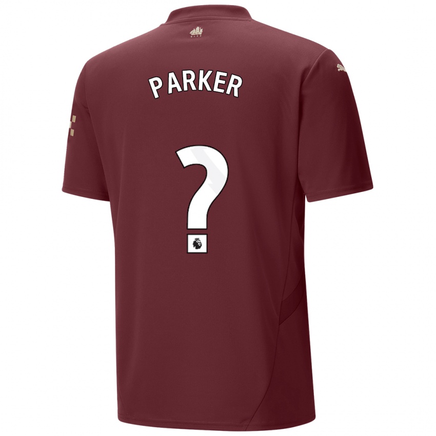 Børn Harrison Parker #0 Rødbrun Tredje Sæt Spillertrøjer 2024/25 Trøje T-Shirt