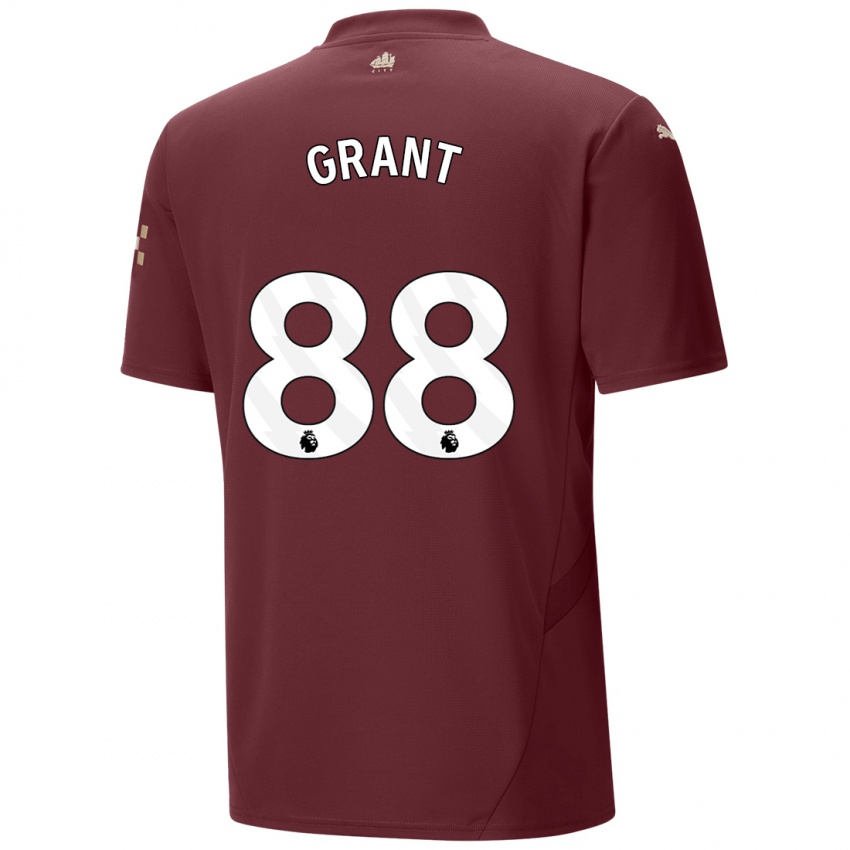 Børn True Grant #88 Rødbrun Tredje Sæt Spillertrøjer 2024/25 Trøje T-Shirt