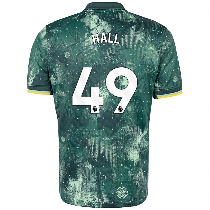 Børn Tyrese Hall #49 Mintgrøn Tredje Sæt Spillertrøjer 2024/25 Trøje T-Shirt