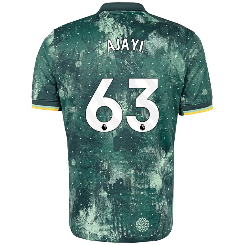 Børn Damola Ajayi #63 Mintgrøn Tredje Sæt Spillertrøjer 2024/25 Trøje T-Shirt