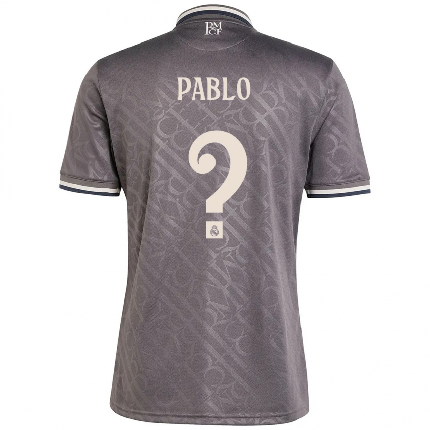 Børn Pablo Ramón #0 Trækul Tredje Sæt Spillertrøjer 2024/25 Trøje T-Shirt