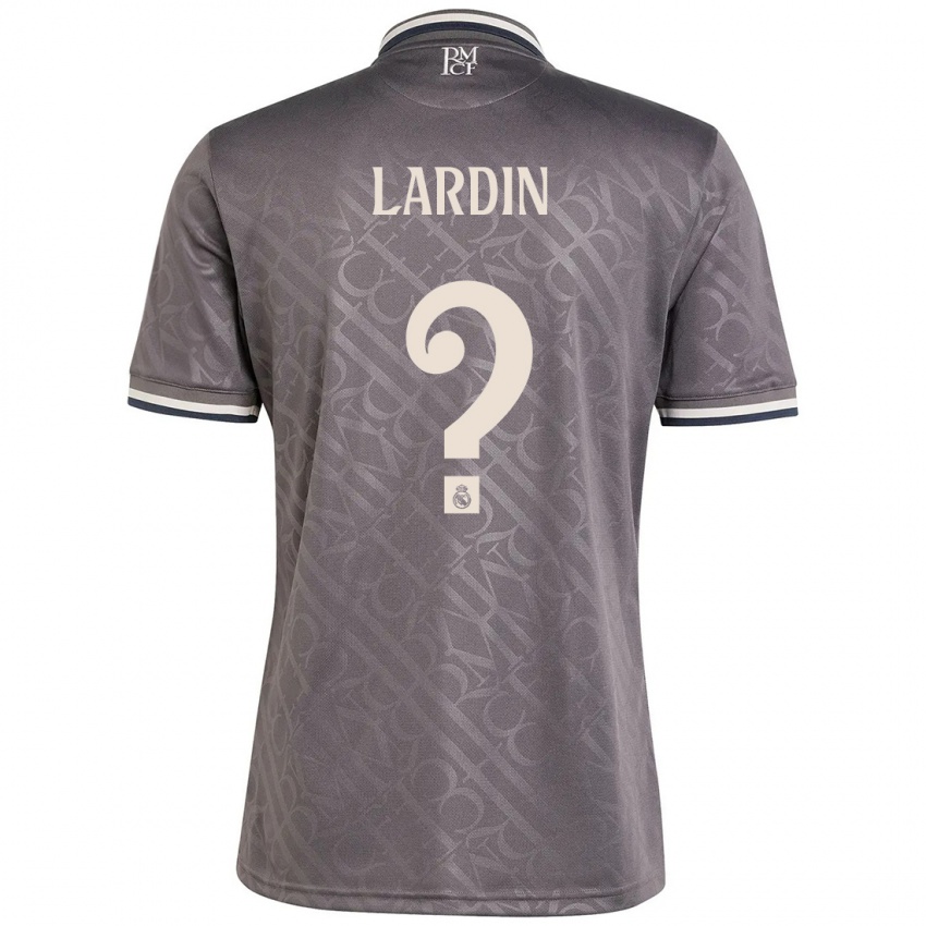 Børn Carlos Lardin #0 Trækul Tredje Sæt Spillertrøjer 2024/25 Trøje T-Shirt