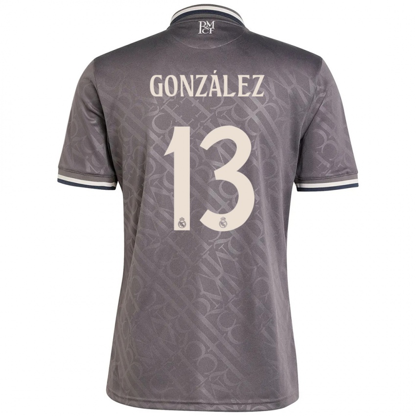 Børn Fran González #13 Trækul Tredje Sæt Spillertrøjer 2024/25 Trøje T-Shirt