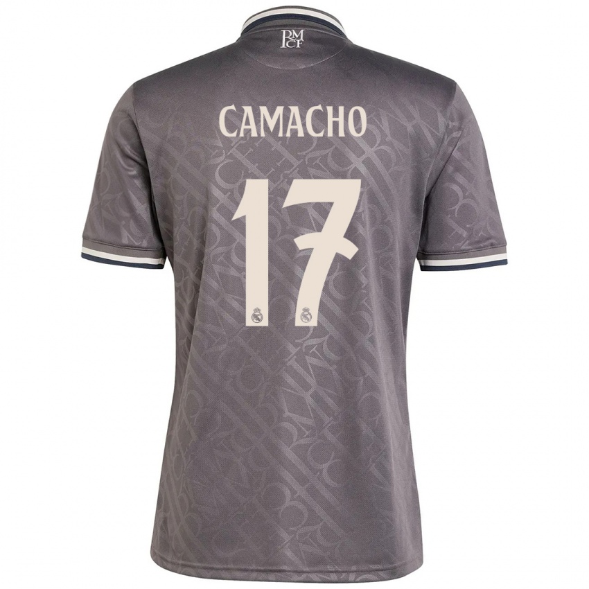 Børn Carla Camacho #17 Trækul Tredje Sæt Spillertrøjer 2024/25 Trøje T-Shirt