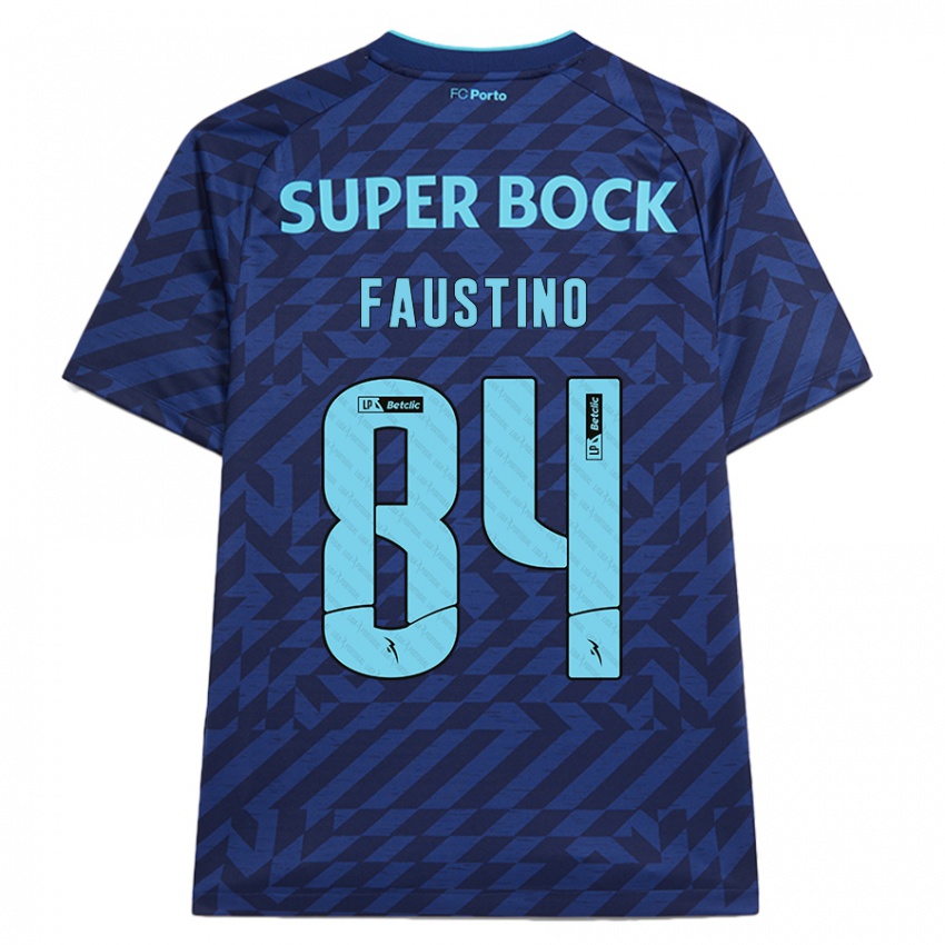 Børn Levi Faustino #84 Marineblå Tredje Sæt Spillertrøjer 2024/25 Trøje T-Shirt