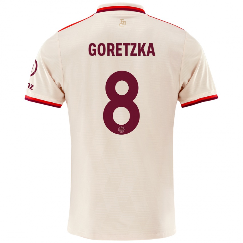 Børn Leon Goretzka #8 Linned Tredje Sæt Spillertrøjer 2024/25 Trøje T-Shirt