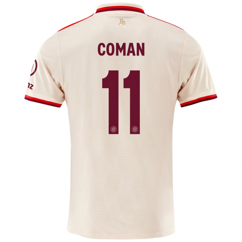 Børn Kingsley Coman #11 Linned Tredje Sæt Spillertrøjer 2024/25 Trøje T-Shirt