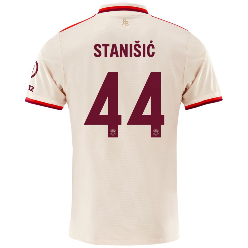 Børn Josip Stanisic #44 Linned Tredje Sæt Spillertrøjer 2024/25 Trøje T-Shirt