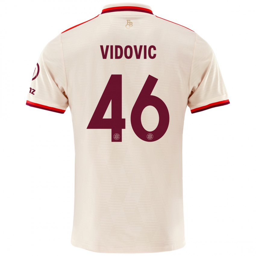 Børn Gabriel Vidovic #46 Linned Tredje Sæt Spillertrøjer 2024/25 Trøje T-Shirt